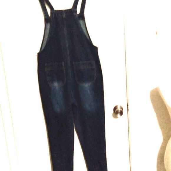 Overall Denim Jeans Size Large - Picture 2 of 11